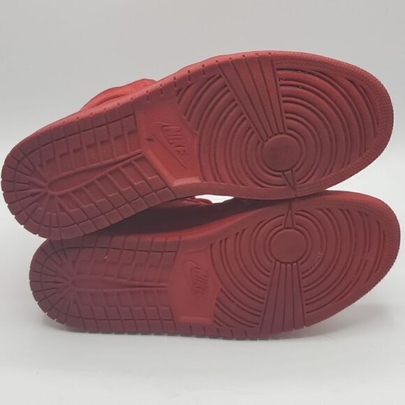 NIKE AIR JORDAN 1 2016 RETRO HIGH TRIPLE GYM RED SUEDE [332550-603] Size 8 - Picture 6 of 16